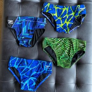 4 EUC Speedo Endurance Competition Swim Briefs  30